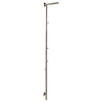 WANDGARDEROBE  in Edelstahlfarben  - Edelstahlfarben, Design, Metall (8,5/193/32cm) - Carryhome