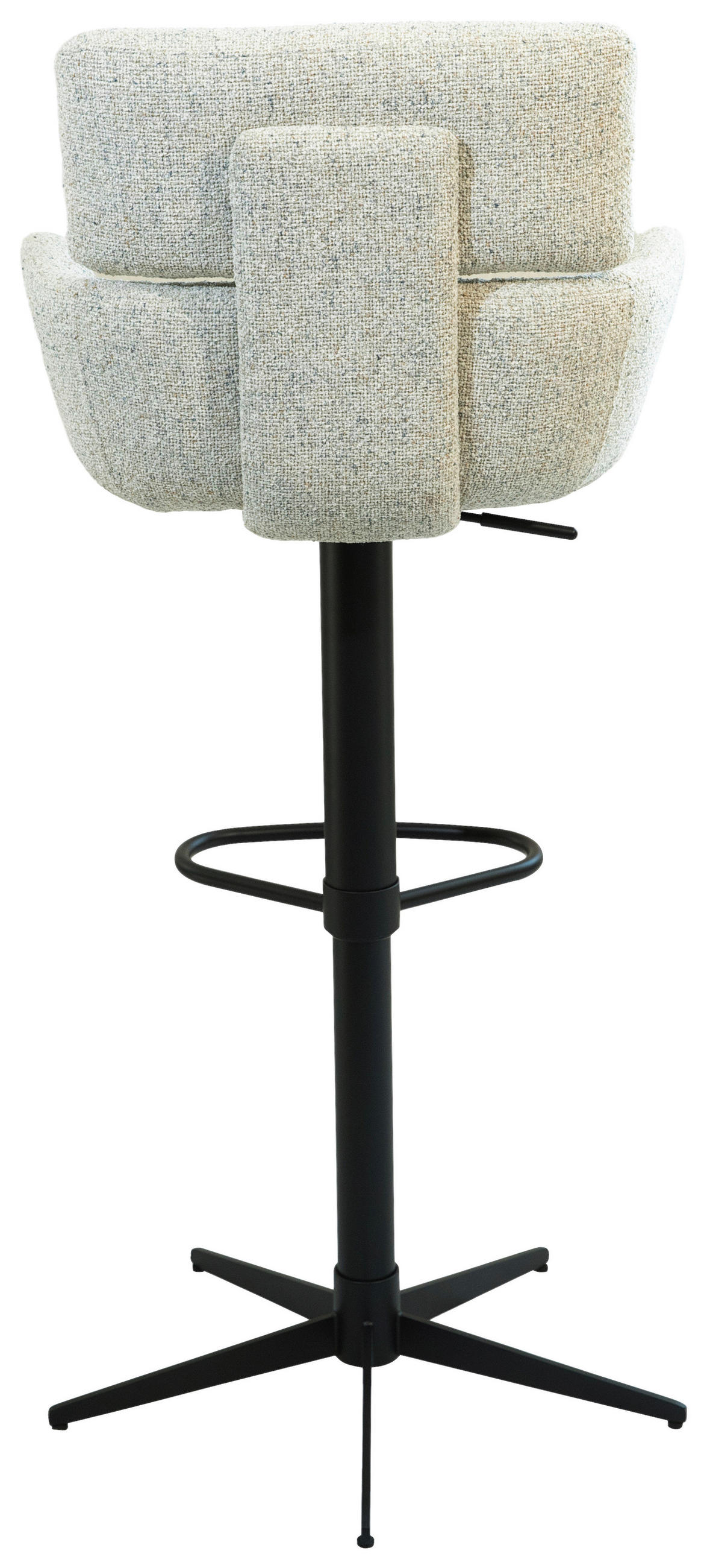 BAROVÁ ŽIDLE, černá, béžová - černá/béžová, Design, kov/textil (54/105/53cm) - Dieter Knoll
