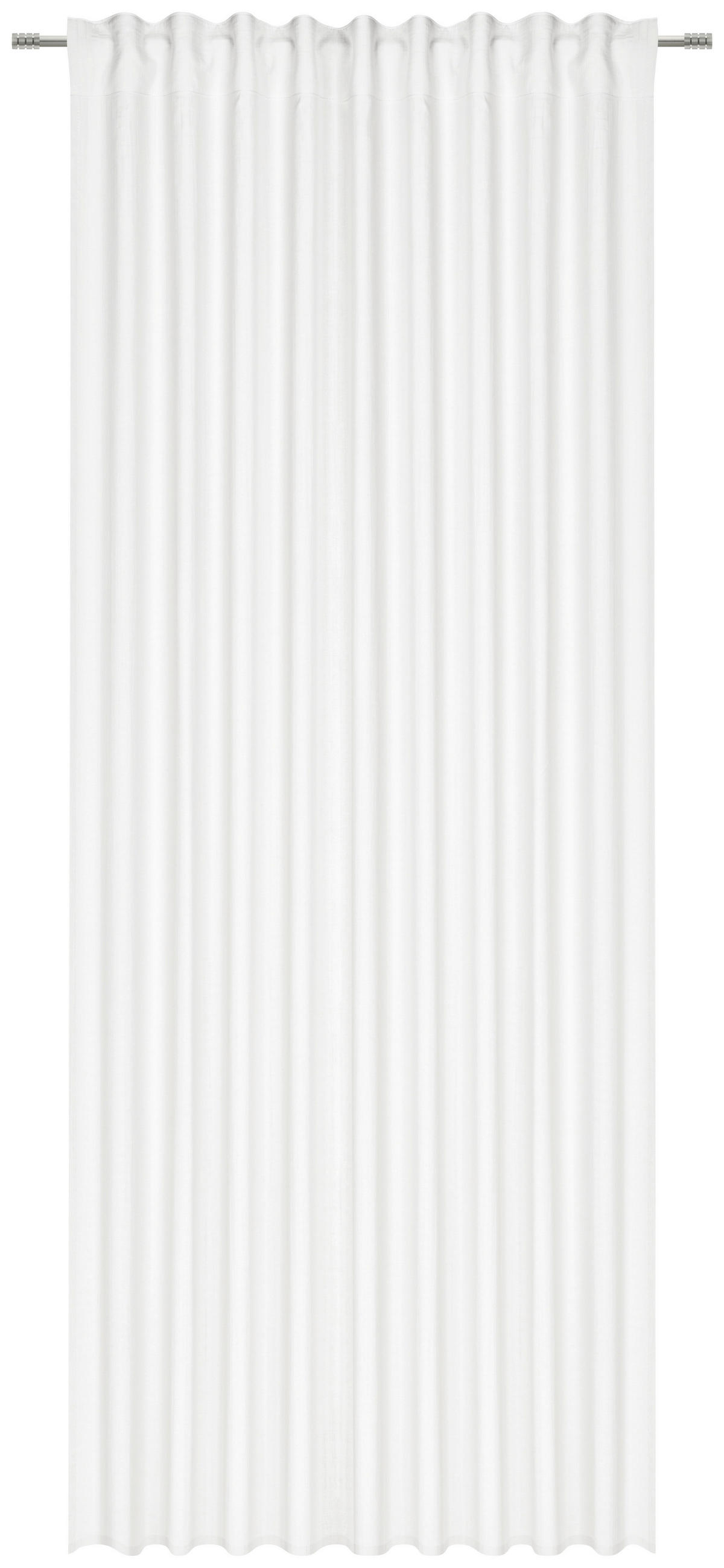 FERTIGVORHANG blickdicht  - Weiss, Basics, Textil (135/255cm) - Esposa