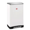 ABFALLSAMMLER BIG DOUBLE BOY 2X18 L  - Schwarz/Weiß, KONVENTIONELL, Kunststoff/Metall (40,5/65/34,5cm) - Wesco