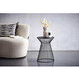BEISTELLTISCH 33/33/47 cm Schwarz rund  - Schwarz, Trend, Metall (33/33/47cm) - Landscape