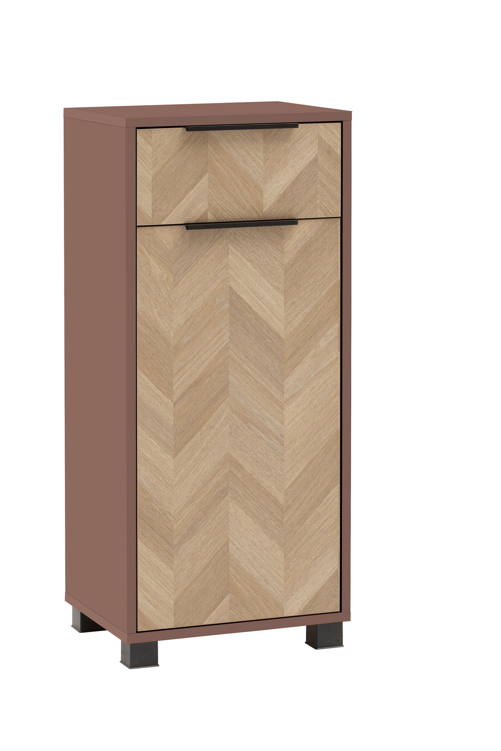 XXXLutz Midischrank Piazza Lila, Eiche 40.3x90.9x33.05 cm