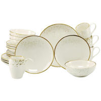 KOMBISERVICE Nature Collection Creme 20-teilig 4 Personen  - Creme, Basics, Keramik - Creatable