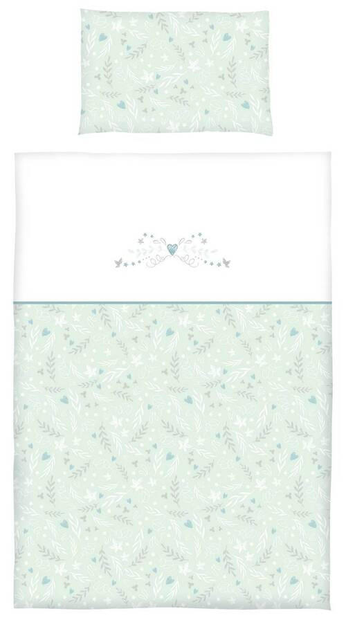 POSTELJINA ZA BEBE   28/3/38 cm   - zelena, Osnovno, tekstil (28/3/38cm) - Patinio