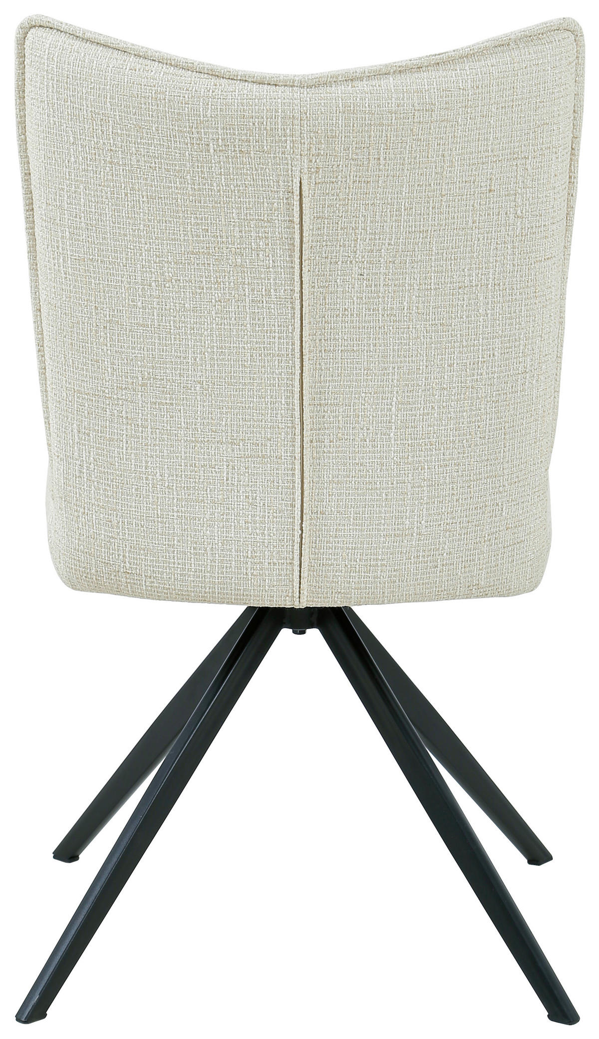 STOL järn vävt tyg  - beige/svart, Design, metall/textil (49/89/66cm) - Carryhome