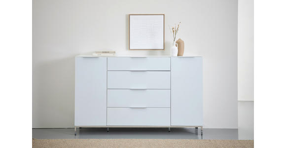 FUßGESTELL  in 180,8/13/40 cm  - Chromfarben, Basics, Metall (180,8/13/40cm) - Novel