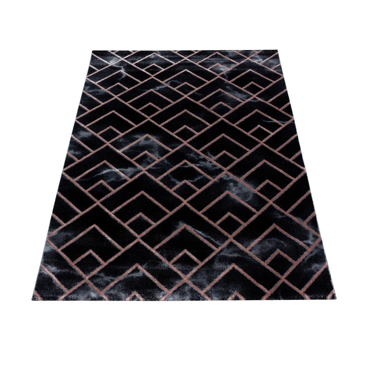 WEBTEPPICH 140/200 cm Naxos 3814 bronze Bronzefarben  - Bronzefarben, Design, Textil (140/200cm)