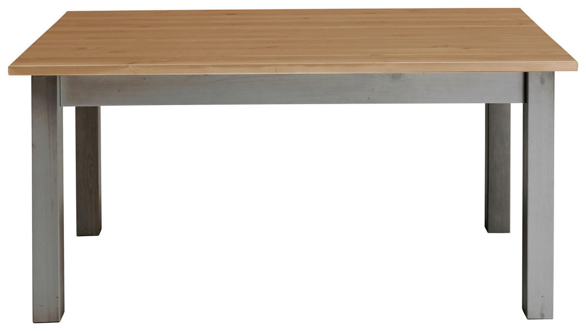 ESSTISCH in Holz 140/90/78 cm  - Laugenfarbig/Grau, ROMANTIK / LANDHAUS, Holz (140/90/78cm) - Boxxx