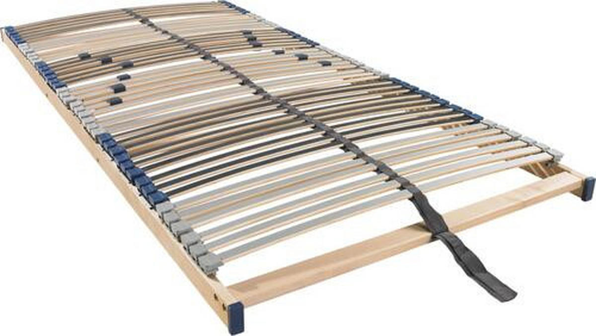 LATTENROST 120/200 cm Mittelzone verstellbar, Birke  - Basics, Holz (120/200cm) - Sleeptex
