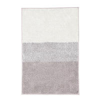 BADTEPPICH CASSIA Grauweiß 55/65/65 cm  - Grauweiß, Basics, Kunststoff/Textil (55/65/65cm) - Kleine Wolke