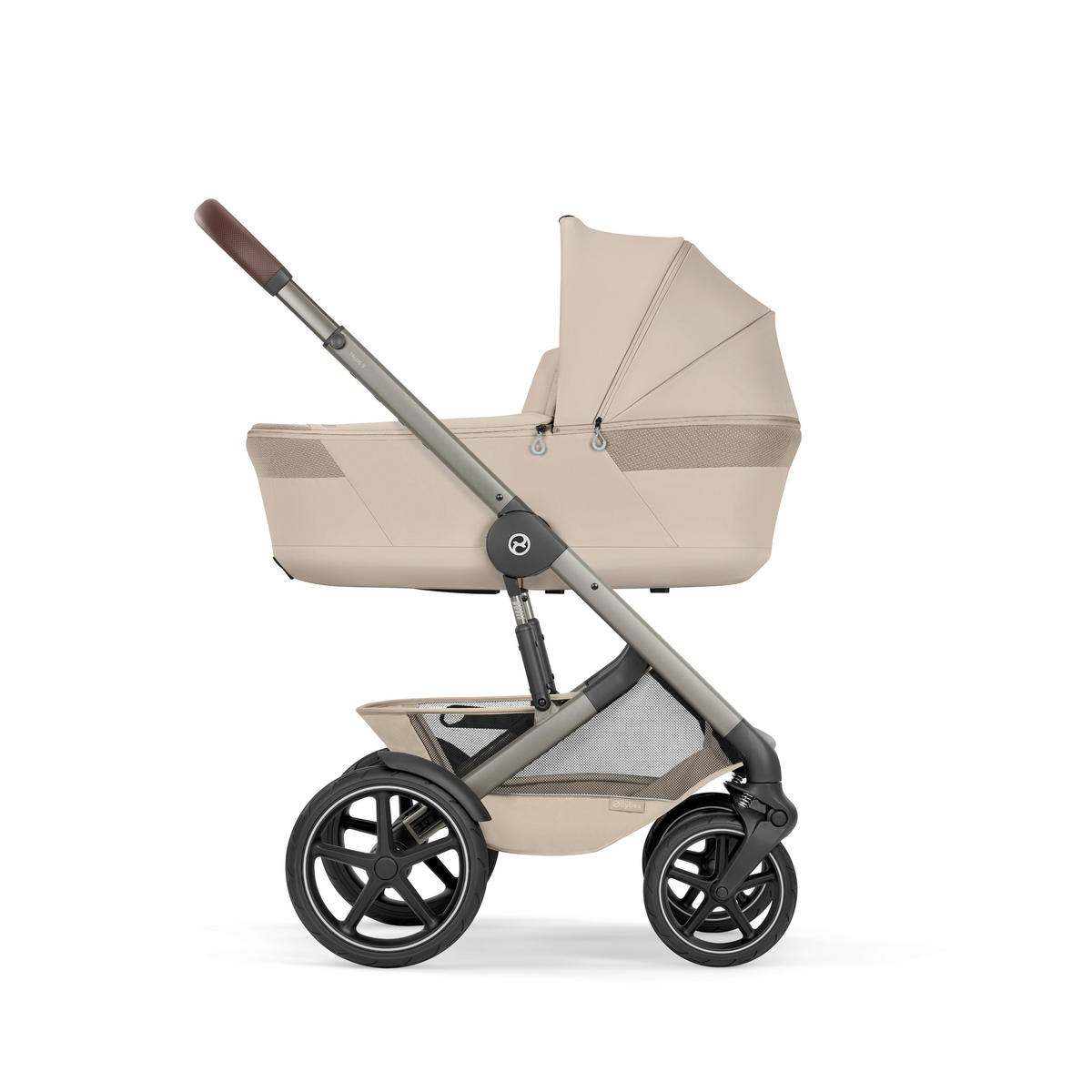 KINDERWAGEN Talos S TPE inkl. Fold-Carrycot  - Taupe/Beige, Basics, Textil/Metall (93cm) - cybex GOLD