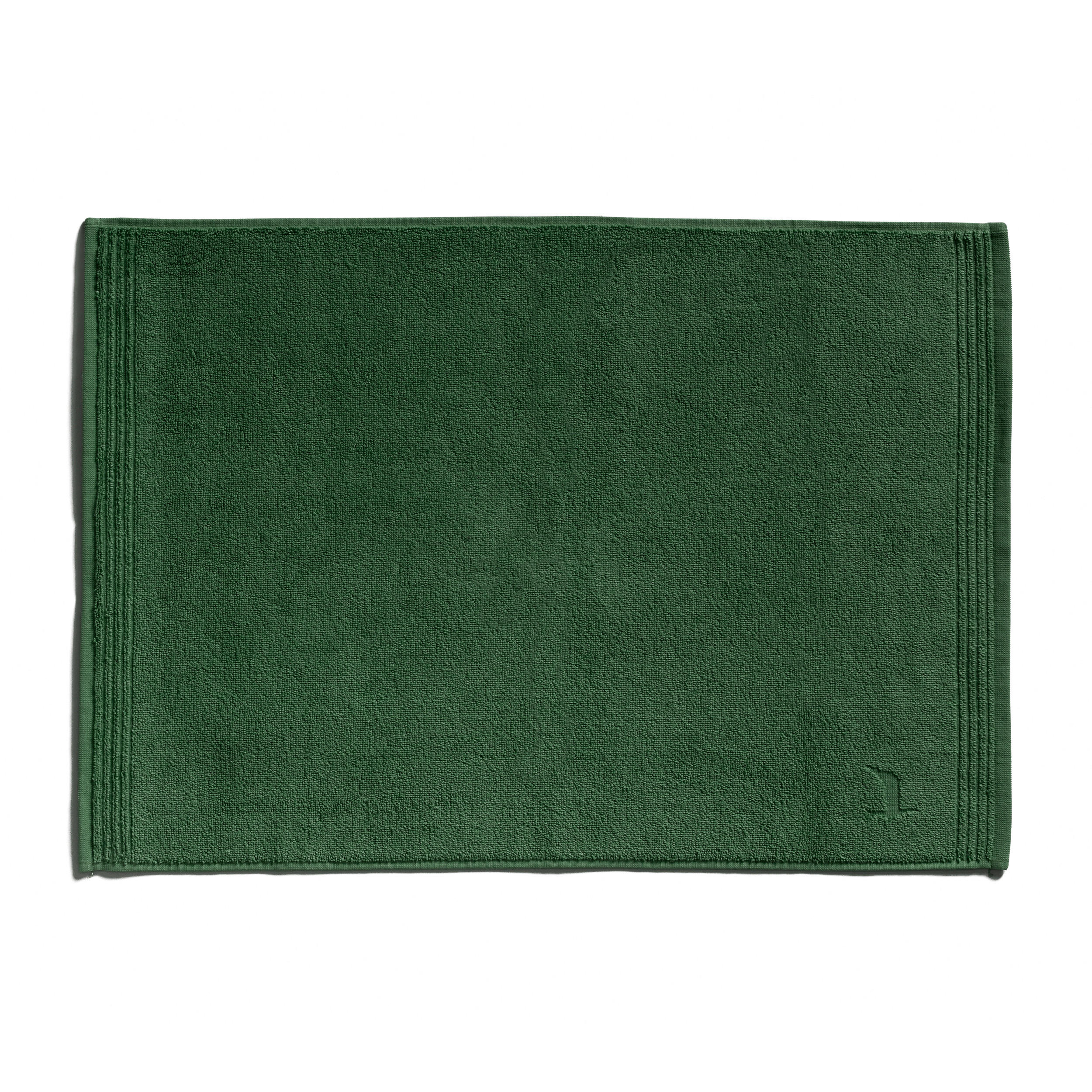 BADEMATTE Dunkelgrün 50/70 cm  - Dunkelgrün, Basics, Textil (50/70cm) - Moeve