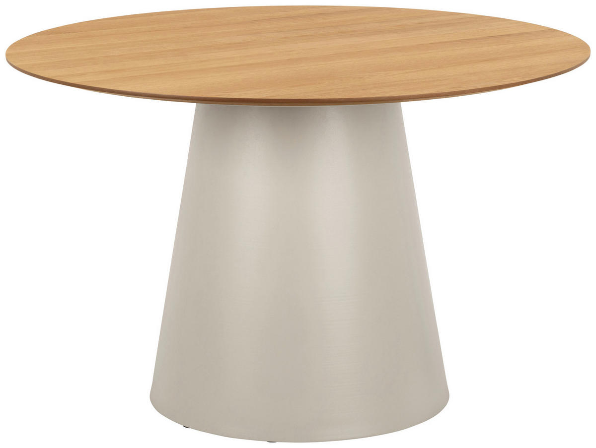 ESSTISCH in Holz, Metall, Holzwerkstoff  - Eichefarben/Grau, Design, Holz/Holzwerkstoff (120/75cm) - MID.YOU