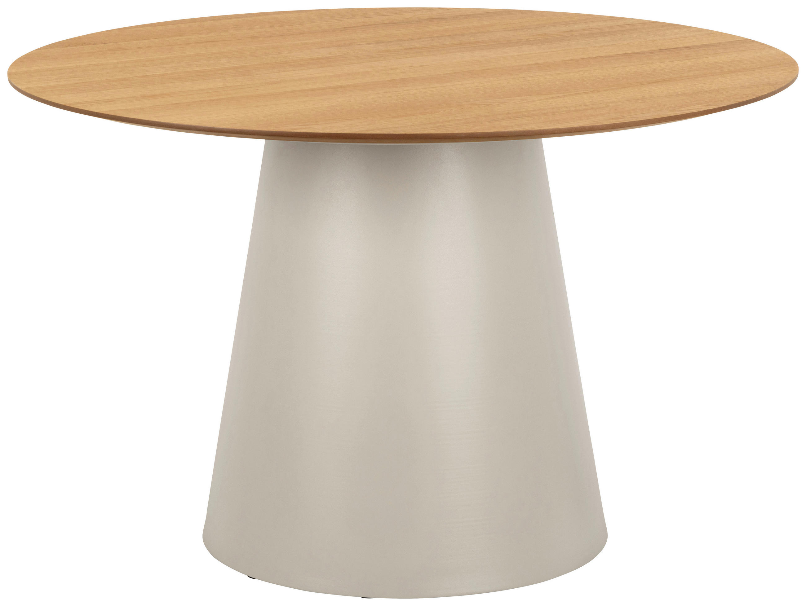 Mid.you Esstisch Grau, Eiche 120x75x120 cm