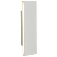 LED-WANDLEUCHTE Concha 28/8/4,5 cm   - Weiß, Basics, Kunststoff/Metall (28/8/4,5cm) - Trio Leuchten