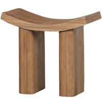 HOCKER in Holz Naturfarben  - Naturfarben, Design, Holz (50/45/25cm) - Livetastic