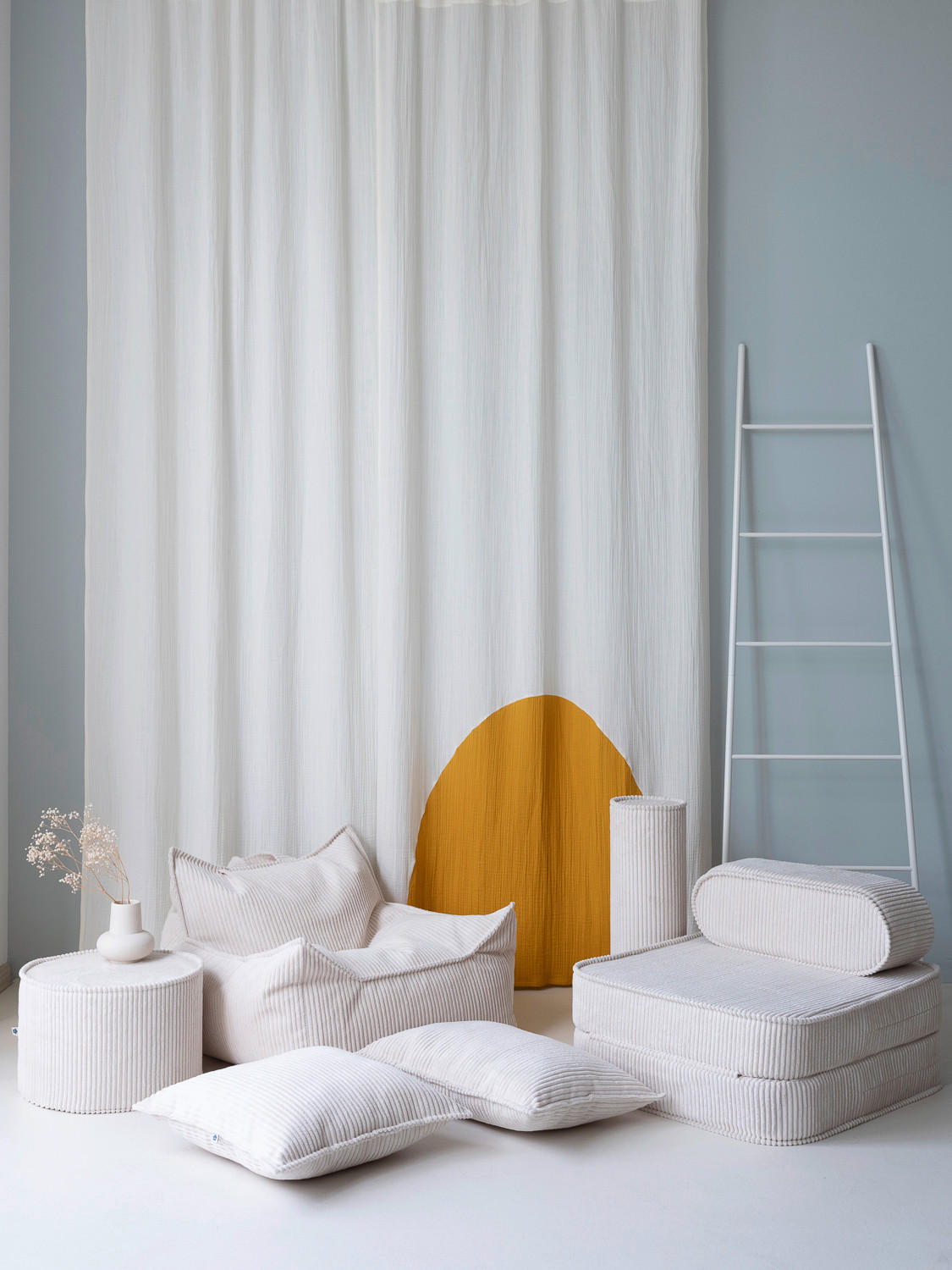SITZSACK  - Weiß, Basics (80/70/50cm) - Soleil Bleu