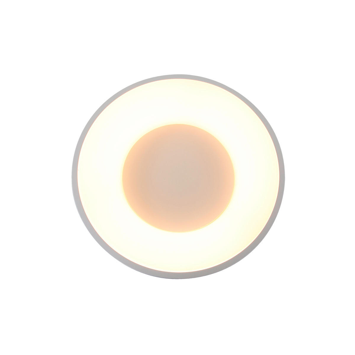LED-DECKENLEUCHTE Ringlede 38/9 cm   - Weiß, Basics, Kunststoff/Metall (38/9cm)