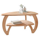 COUCHTISCH Kernbuche massiv 90/60/50 cm Freiform Buchefarben  - Buchefarben, KONVENTIONELL, Holz (90/60/50cm) - Linea Natura