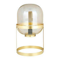 NAMIZNA SVETILKA               - zlate barve/barve jantarja, Basics, kovina/steklo (24/39cm)