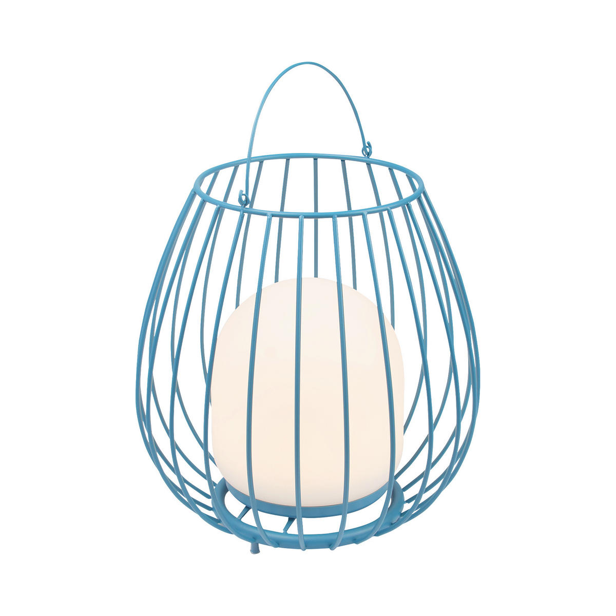 STOLNÍ LAMPA NA BATERIE  - bílá/modrá, Design, kov/plast (28/30cm) - Nordlux