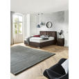 BOXSPRINGBETT 160/200 cm  in Dunkelbraun  - Chromfarben/Dunkelbraun, KONVENTIONELL, Textil (160/200cm) - Dieter Knoll