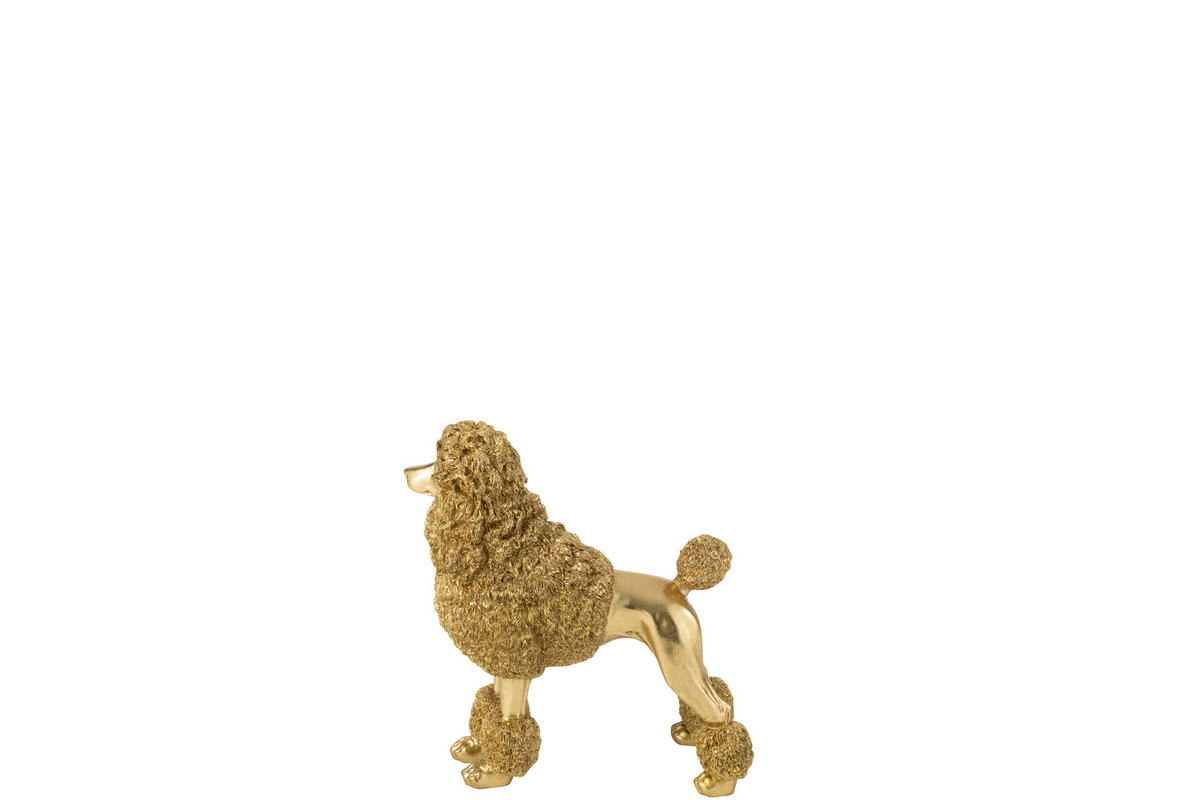 DEKOHUND - Goldfarben, Basics, Kunststoff (32/15/34cm)