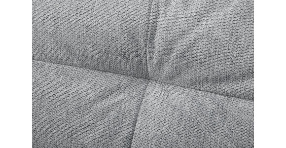 ECKSOFA in Flachgewebe Grau  - Schwarz/Grau, KONVENTIONELL, Textil/Metall (294/176cm) - Carryhome