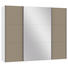 SCHWEBETÜRENSCHRANK 3-türig Weiß, Hellbraun - Hellbraun/Silberfarben, Design, Glas/Holzwerkstoff (278/220/65cm) - Jutzler SCHWEBETÜRENSCHRANK 3-türig Weiß, Hellbraun - Hellbraun/Silberfarben, Design, Glas/Holzwerkstoff (278/220/65cm) - Jutzler