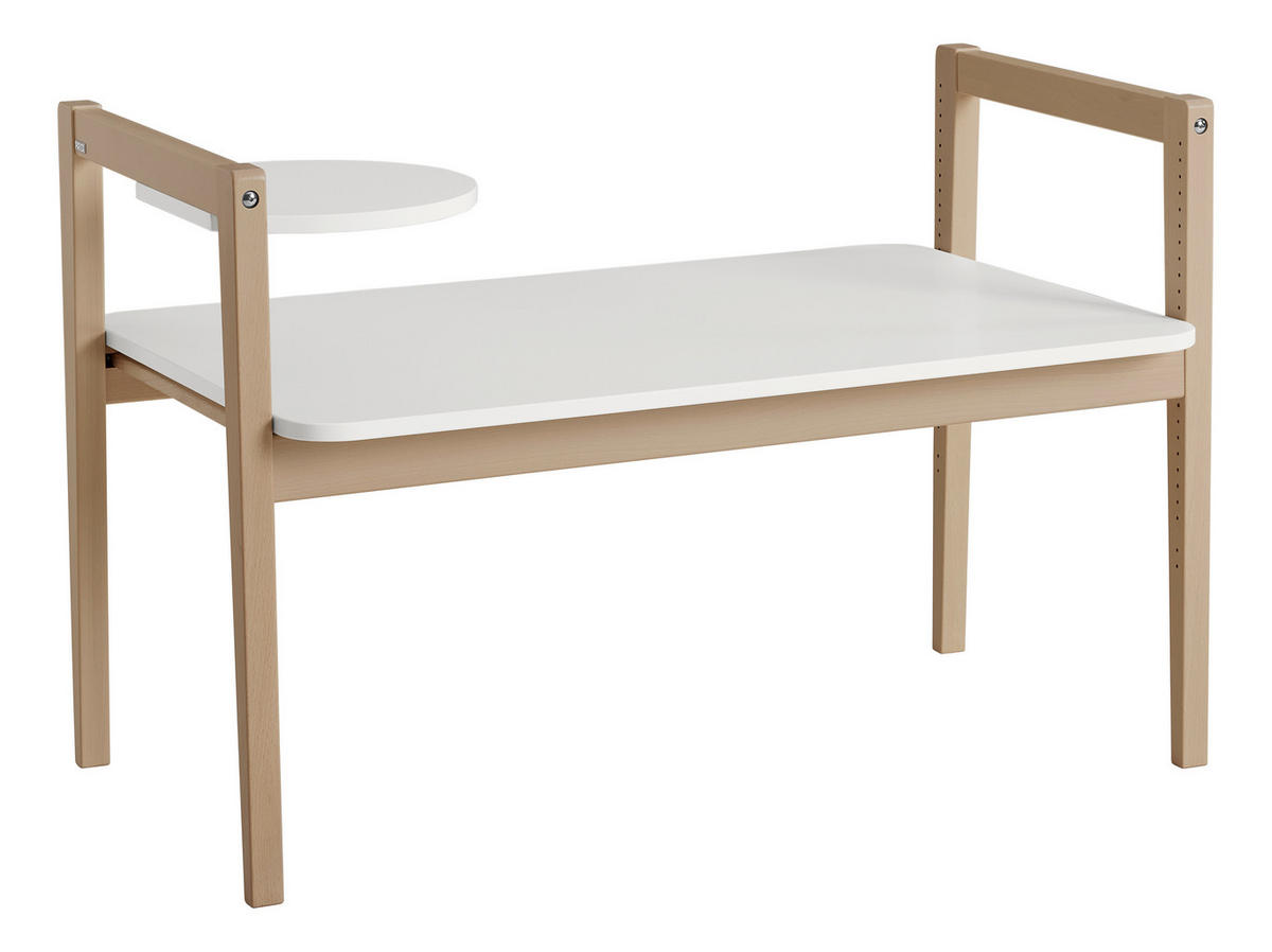 ASZTALLAP 93,20/1,60/61 cm   - fehér, Basics, faalapú anyag (93,20/1,60/61cm) - Paidi