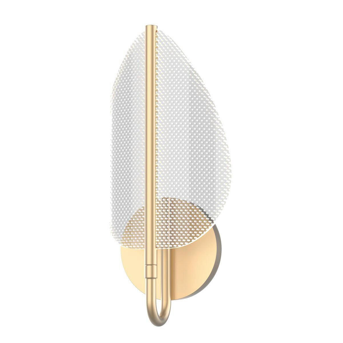 Elstead Lighting Led-Wandleuchte Alora Messing 17.8 cm