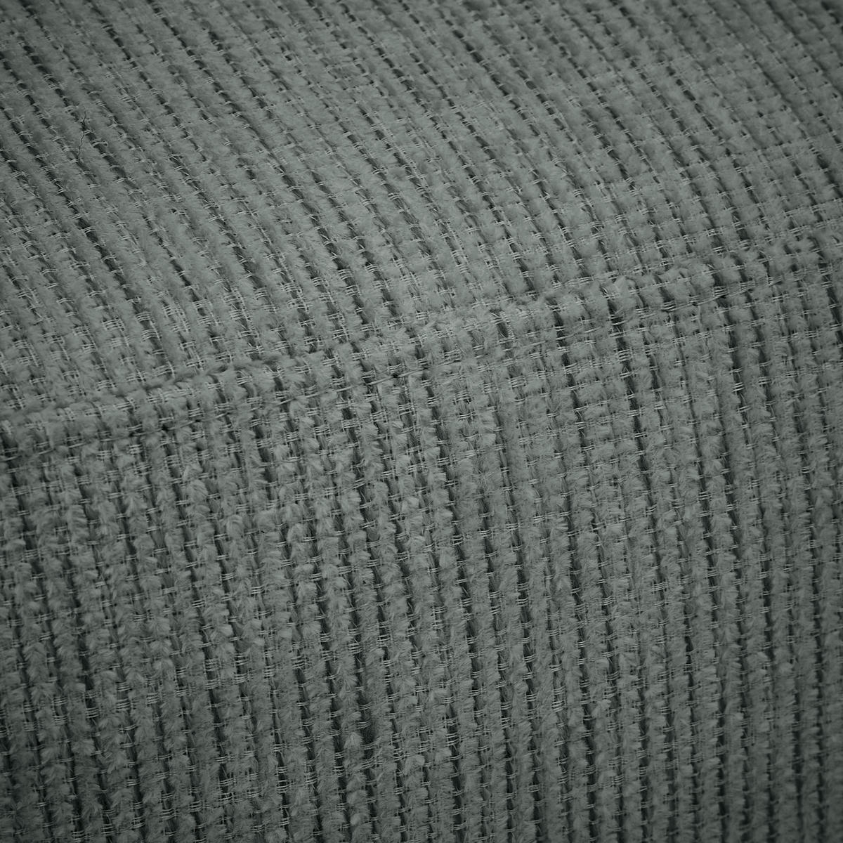CHAISELONGUE Chenille Grau  - Schwarz/Grau, KONVENTIONELL, Kunststoff/Textil (93/73/171cm) - Carryhome