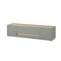 LOWBOARD  170/42/45 cm 2 Schublade(n) Beimöbel erhältlich, stehend  - Eichefarben/Schwarz, Design, Holzwerkstoff/Kunststoff (170/42/45cm) - Modante