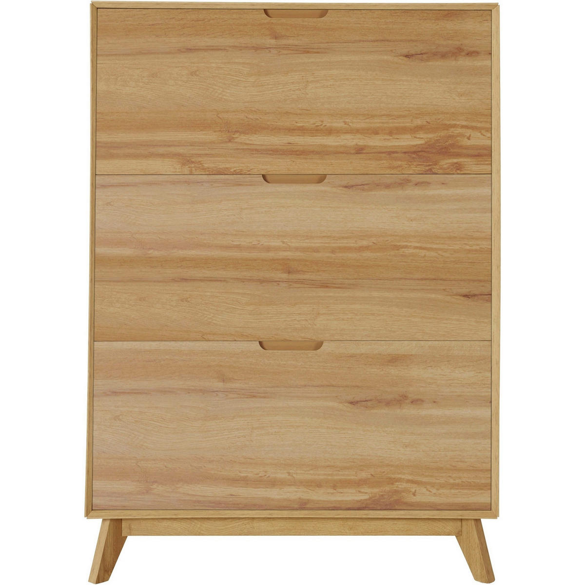 SCHUHSCHRANK Eiche Wotan  - Eiche Wotan, Design, Holzwerkstoff (89/125/24cm) - Livetastic