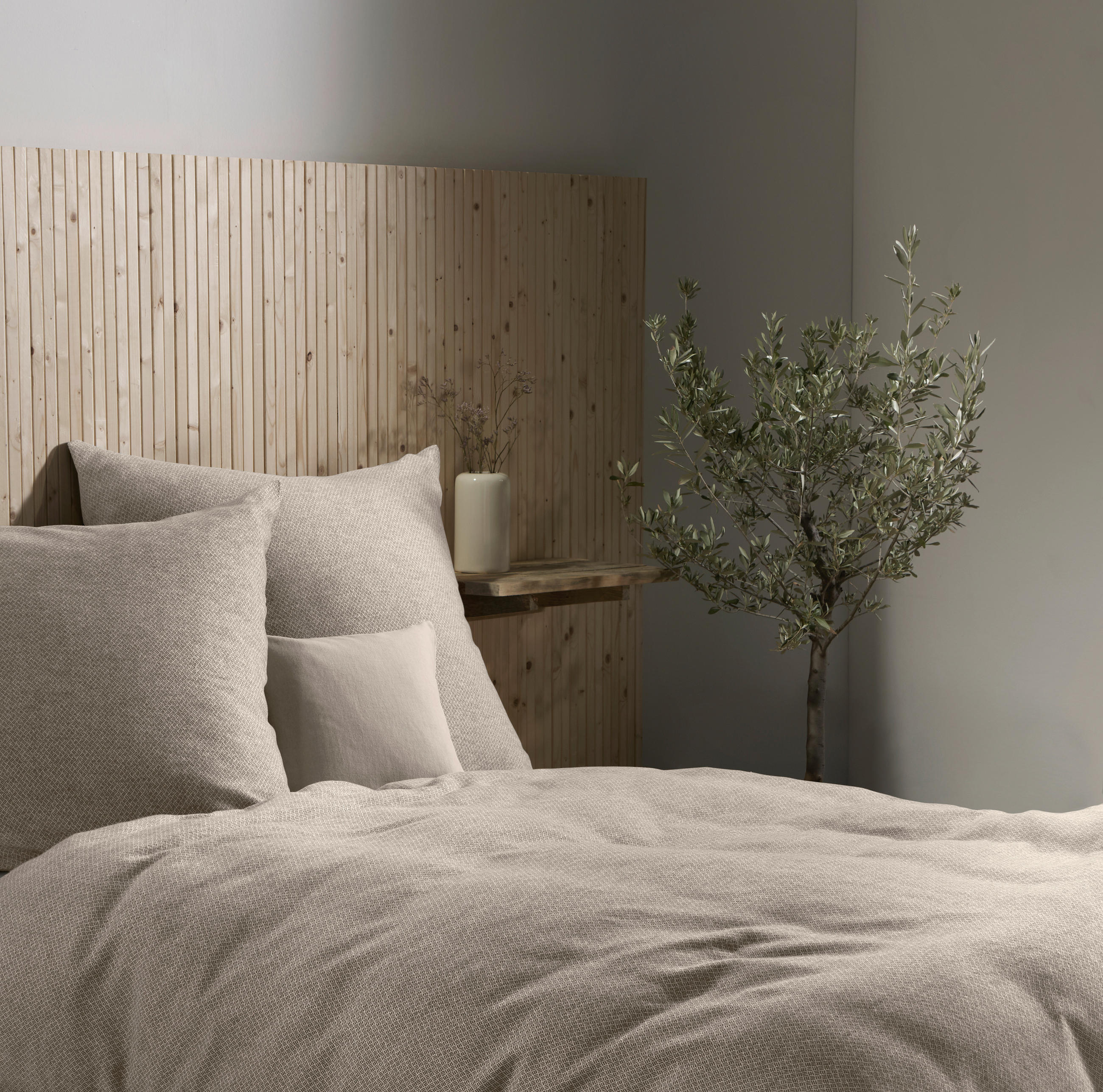 BETTWÄSCHE Lech Flanell 155/200 cm  - Beige, Basics, Textil (155/200cm) - Fleuresse
