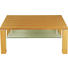 COUCHTISCH Eiche furniert rechteckig Eichefarben - Eichefarben, Design, Glas/Holz (96cm) - Venda