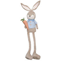 UKRASNI ZEC - braon/plava, Lajfstajl, tekstil/plastika (37/180/28cm)