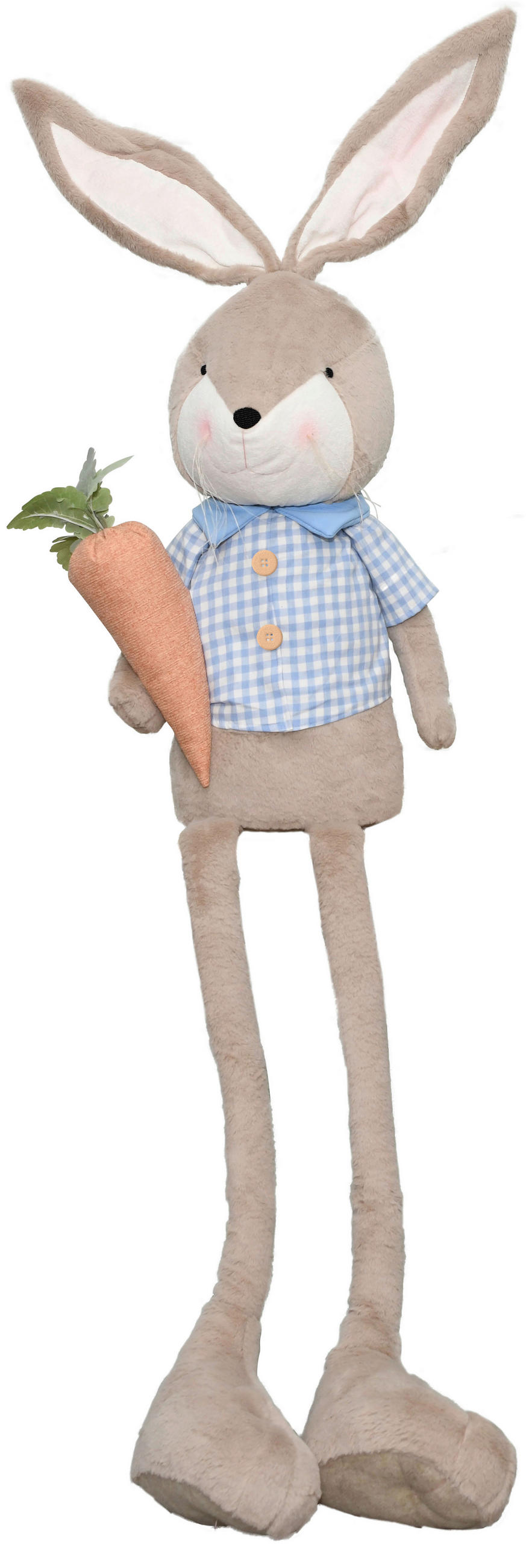 UKRASNI ZEC - braon/plava, Lajfstajl, tekstil/plastika (37/180/28cm)