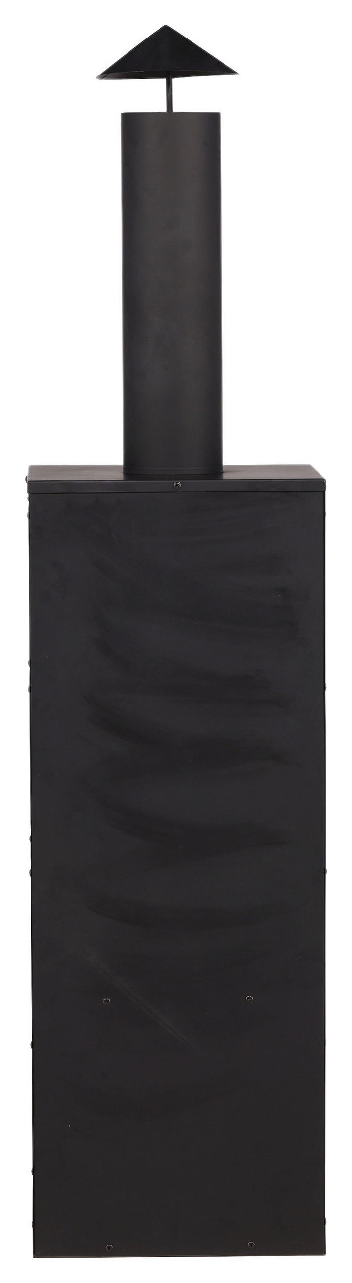 FEUERSTELLE  - Schwarz, KONVENTIONELL, Metall (45/199/45cm) - Gardenson