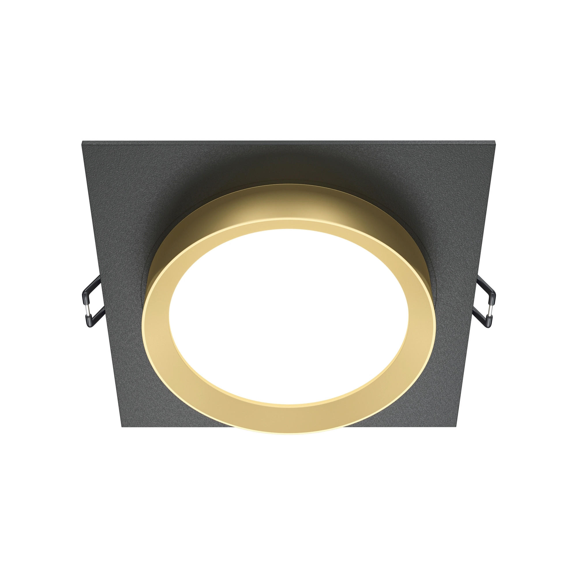 AUFBAULEUCHTE - Goldfarben/Schwarz, Trend, Kunststoff/Metall (11/11/5,2cm) - MAYTONI