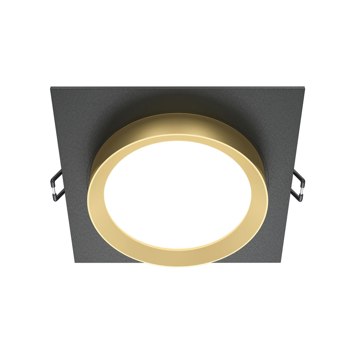 AUFBAULEUCHTE - Goldfarben/Schwarz, Trend, Kunststoff/Metall (11/11/5,2cm) - MAYTONI