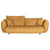 BIG SOFFA i plysch orange  - orange/svart, Klassisk, textil/plast (240/78/107cm) - MID.YOU