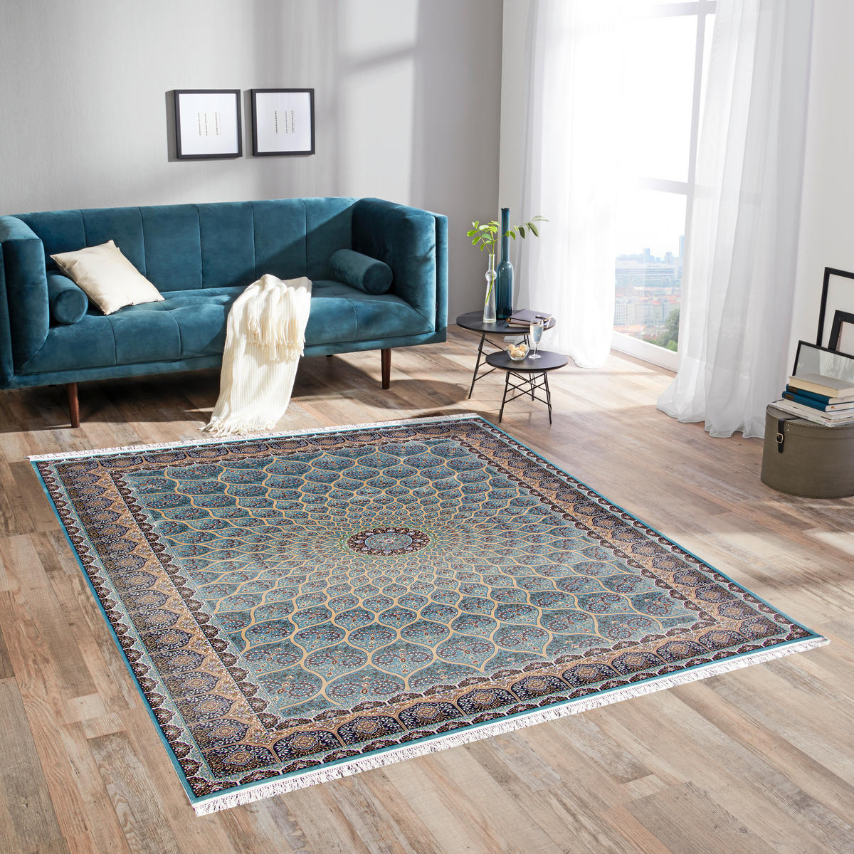 VINTAGE KOBEREC, 160/230 cm zelená - zelená, Design, textil (160/230cm) - Dieter Knoll