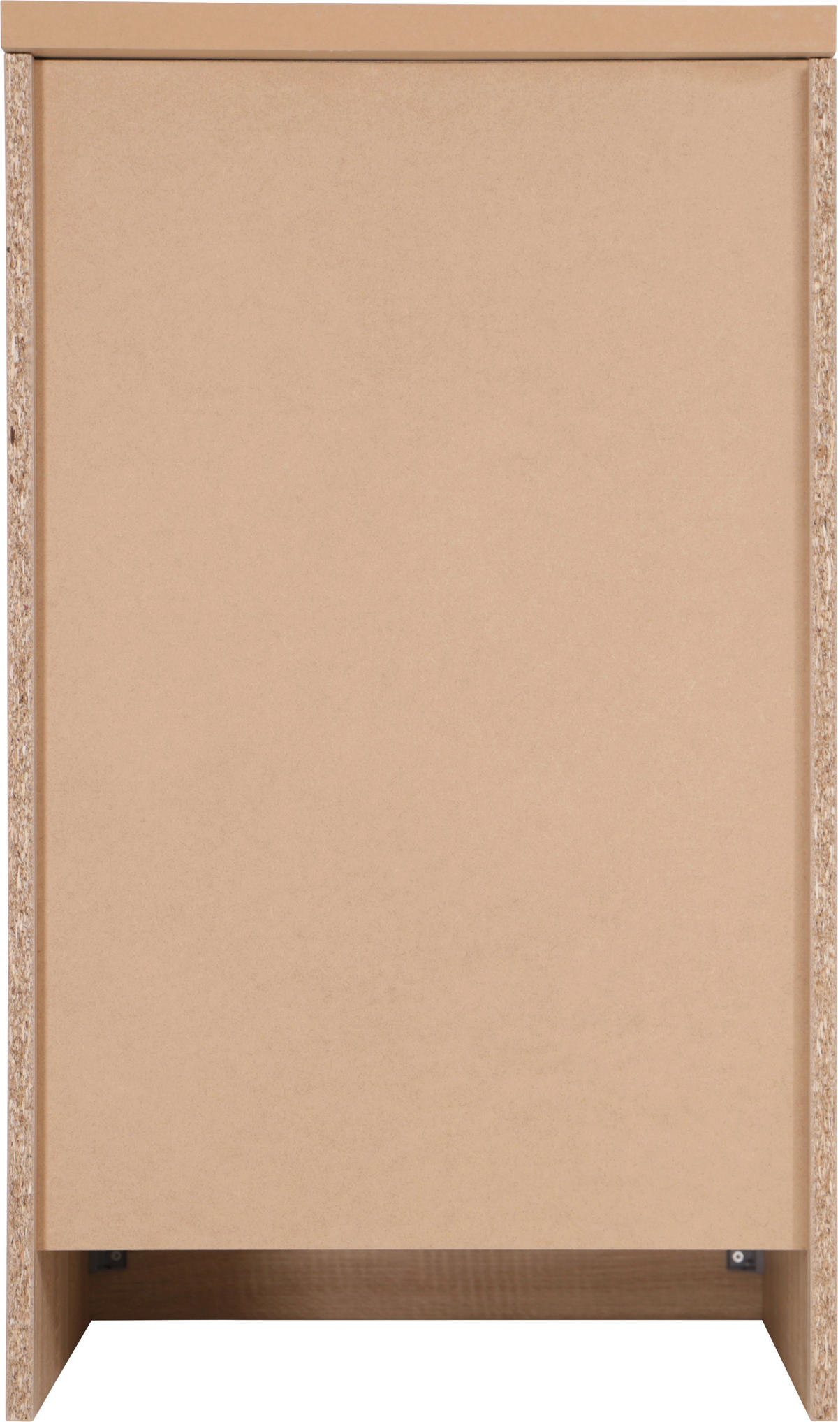 KÜCHENUNTERSCHRANK 50/84,8/60 cm  in Weiß, Eichefarben  - Eichefarben/Silberfarben, Basics, Holzwerkstoff/Metall (50/84,8/60cm) - Respekta
