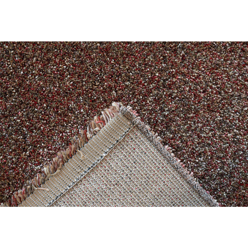 Thumbnail - Novel Webteppich Tanami, Rot, Beige, Rost, Textil, Uni, rechteckig, 80x150 cm, Oeko-Tex® Standard 100, für Fußbodenheizu...