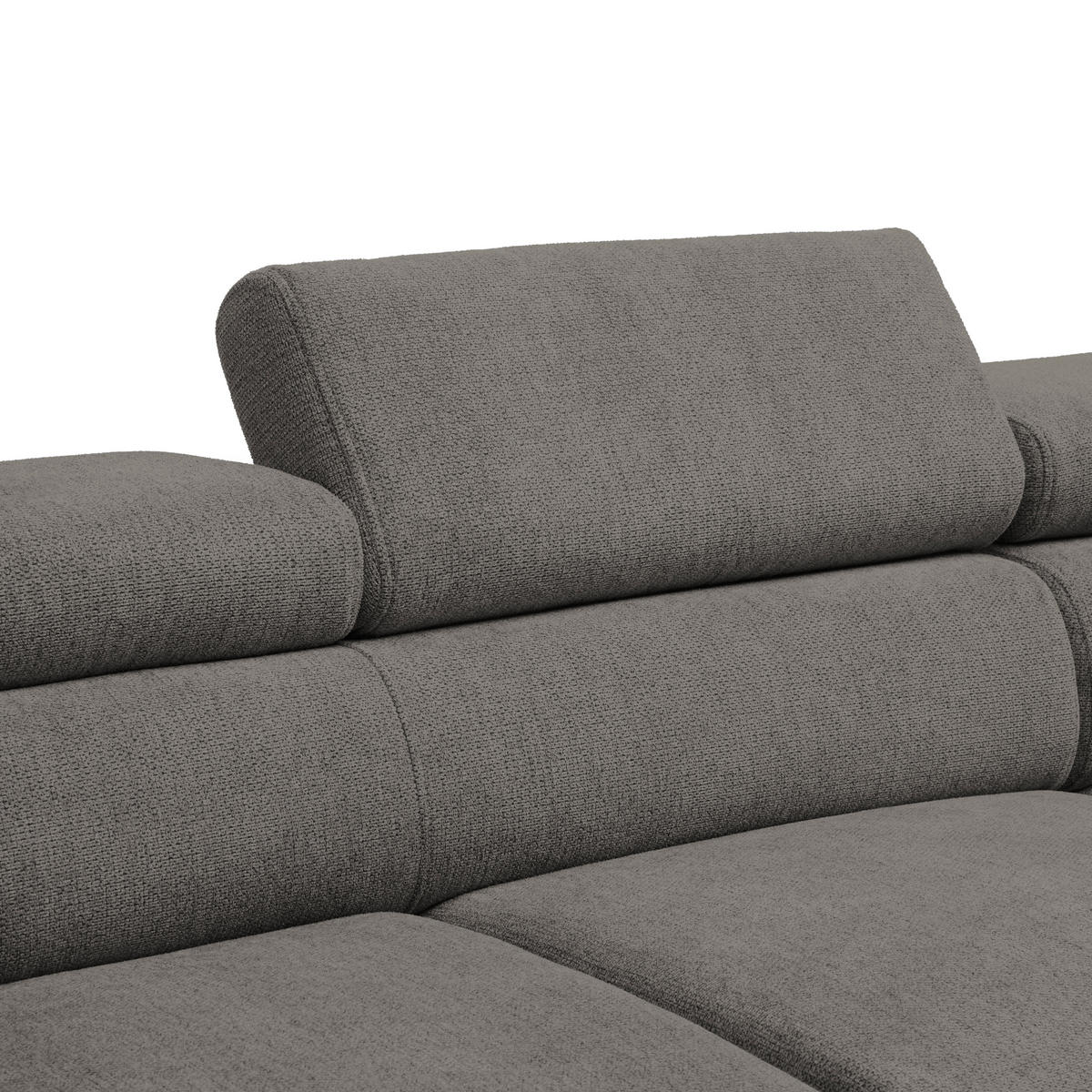 HÖRNSOFFA i vävt tyg antracit  - svart/antracit, Modern, metall/textil (257/198cm) - MID.YOU