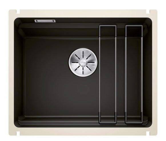SPÜLE 525155  - Schwarz, Basics, Keramik (54/21,2/45,6cm) - Blanco
