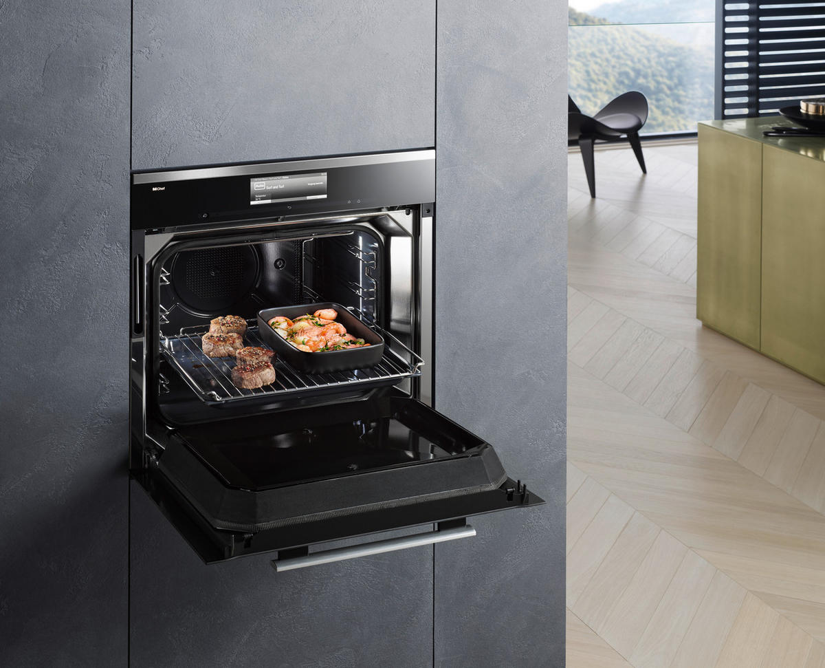 EINBAUBACKOFEN H 7364 BP  - Edelstahlfarben, Basics, Glas/Metall (59,5/59,6/56,9cm) - Miele