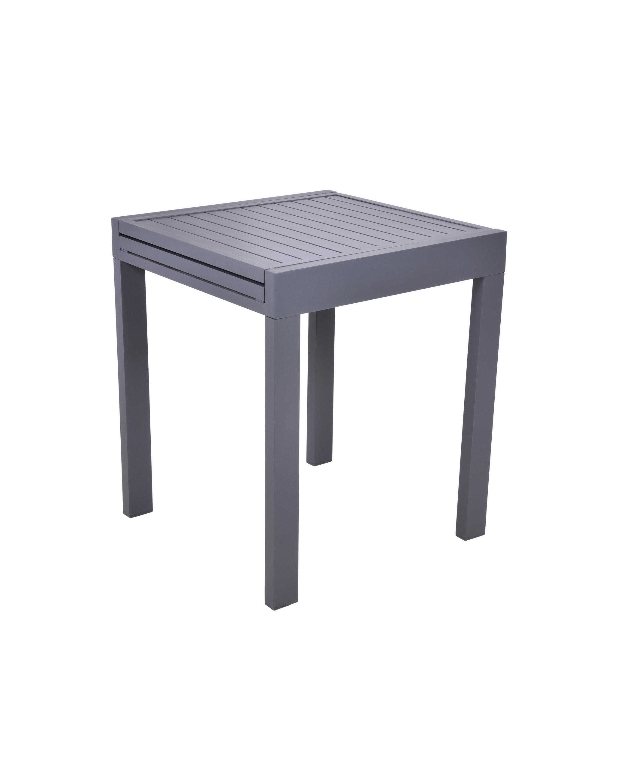 ZAHRADNÍ STŮL, kov, 65/65/75 cm - antracitová, Basics, kov (65/65/75cm) - Gardenson