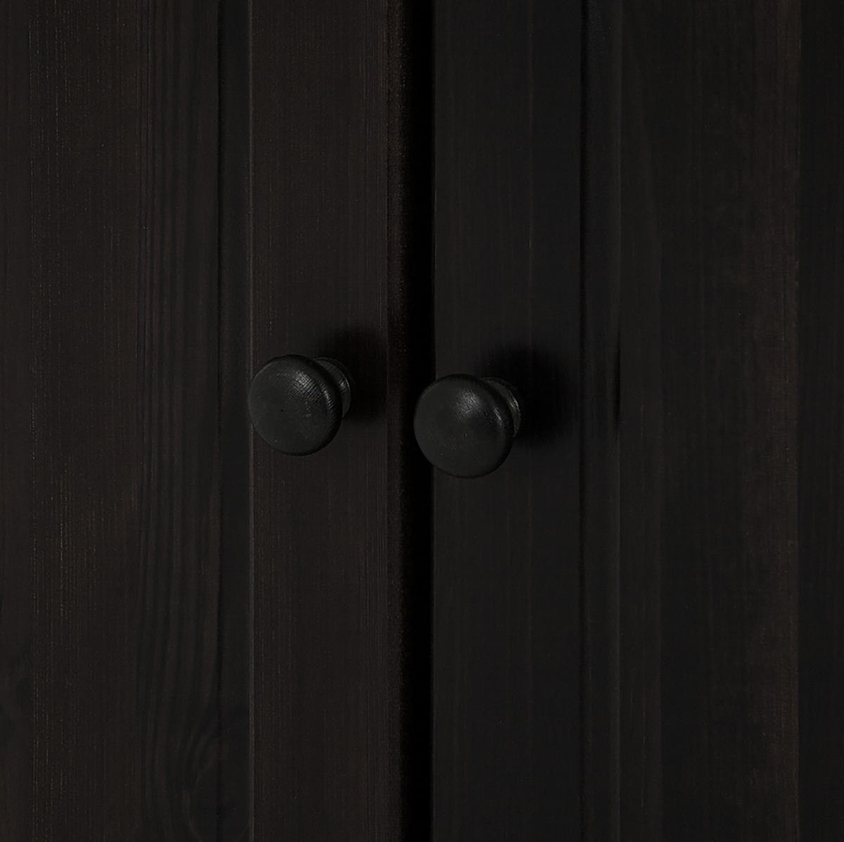 BÜCHERWAND Kiefer massiv Dunkelbraun  - Dunkelbraun, Design, Holz (74/223/37cm) - Livetastic